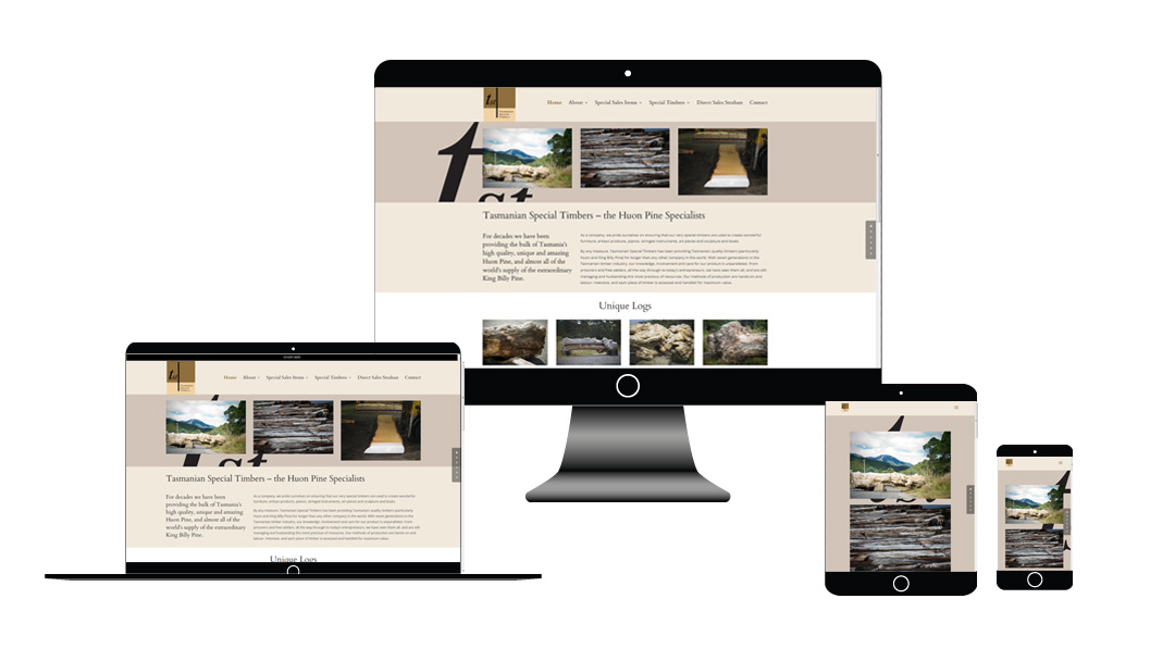 Tasmanian Special Timbers website development